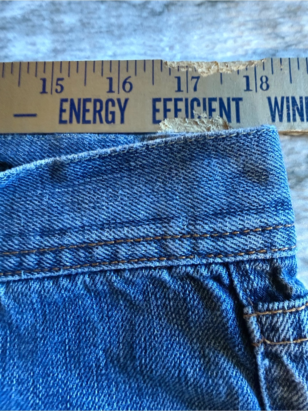 Calvin Klein Jeans Womens Lean Bootcut Size 14 Distressed - Picture 6 of 8